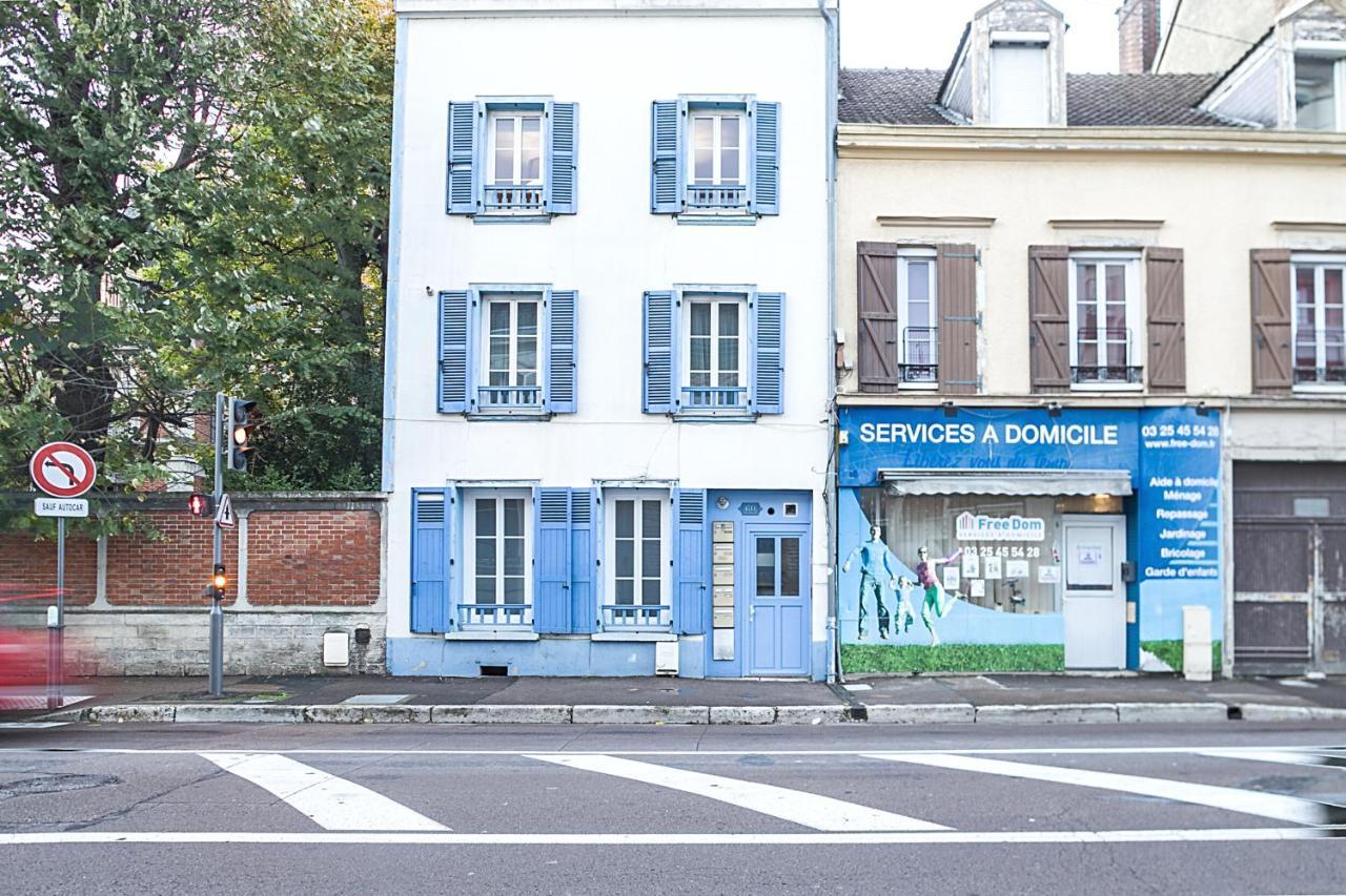 トロワLe Cosy Pasteur 5 Min Hypercentre Parking Public Gratuit A Proximiteアパートメント エクステリア 写真
